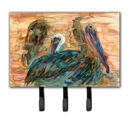 Carolines Treasures Abstract Pelicans Leash or Key Holder 8977TH68